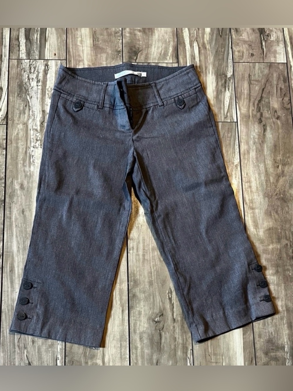 Vintage Dynamite Gray Dress Pant Capris in Size 7